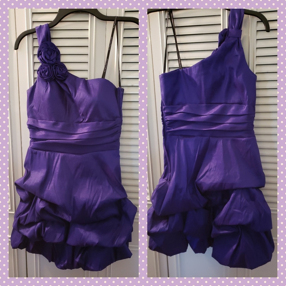 purple dress